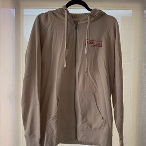 Beige Zip-Up Hoodie: Mitch’s Surf Shop La Jolla